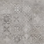 Cerrad SOFTCEMENT SILVER DECOR PATCHWORK LESK REKT. 59,7x59,7 dlažba