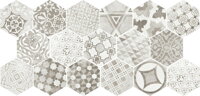 HEXATILE CEMENT Garden Grey 17,5x20 (EQ-10D) (1bal=0,714m2)