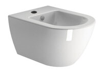 PURA bidet závesný 50x36 cm, biela ExtraGlaze