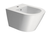 KUBE X bidet závesný 36x50cm, biela mat