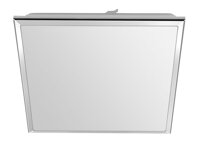 SILVER stropné LED svietidlo 28x28cm, 10W, 230V, studená biela, chróm