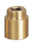 Predĺženie 1/2"x25mm, mosadz