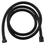 POWERFLEX metal shower hose, 150cm, čierna mat