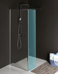 MODULAR SHOWER stena na inštaláciu na múr, pre pripojenie príd. panelu, 1200 mm