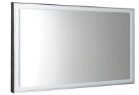 LUMINAR LED podsvietené zrkadlo v ráme 1200x550mm, chróm