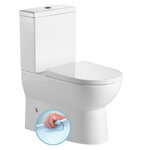 JALTA RIMLESS WC kombi misa s nádržkou vrátane splachovacej súpravy, spodný/zadný