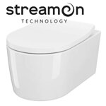 Cersanit INVERTO WC MISA ZÁVESNÁ Stream On + SEDÁTKO DUROPLAST odnímateľné, biela S701-432