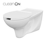 Cersanit ETIUDA WC MISA ZÁVESNÁ, Clean On, biela K670-002