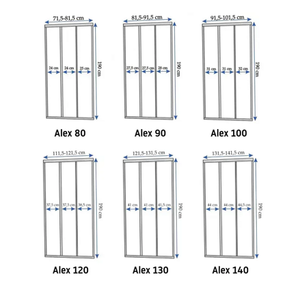 Rea ALEX GOLD BRUSH 120 SPRCHOVÉ DVERE, sklo číre, zlatá brúsená REA-K2501