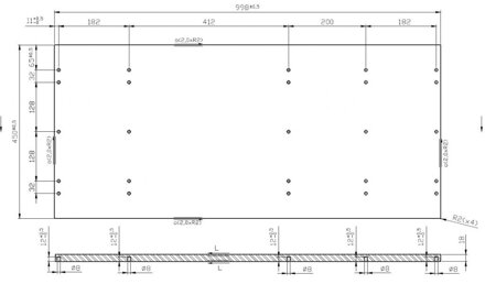 Cersanit MODUO DOSKA UNIVERZÁLNA 100 cm, hr. 1,8 cm, dub S590-024