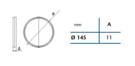 Zpätná klapka 150mm