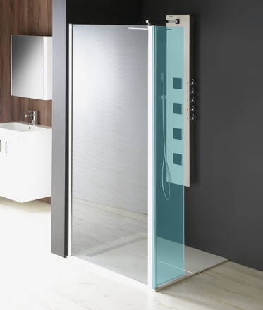 MODULAR SHOWER stena na inštaláciu na múr, pre pripojenie otoč.panelu 700 mm